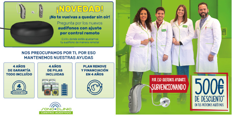 Promoción Audífonos SonoClinic Promoción Audífonos SonoClinic
