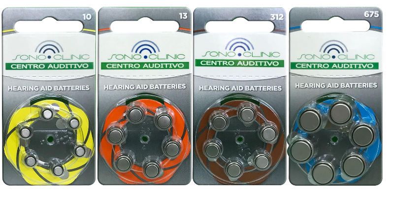 Comprar Pilas de Audífonos en SonoClinic: Tienda Online